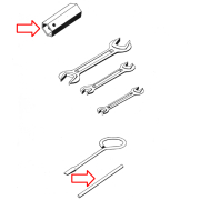 Ključ za svećice 21 mm Tomos