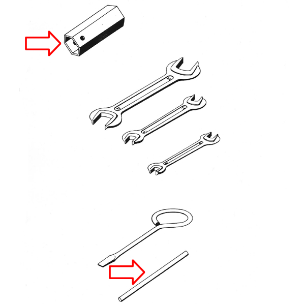 Ključ za svećice 21 mm Tomos
