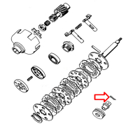 Rascepka krunaste matice Tomos APN 2x25 mm