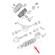 Kvačilo Tomos APN četiri lamele novi tip