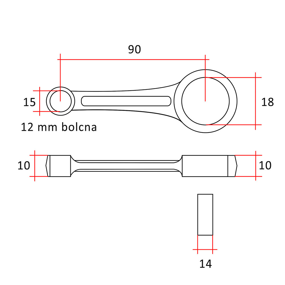 Klipnjača Puch CKR or