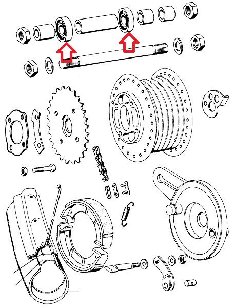 Ležaj 12x28x8  6001 SKF