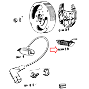 Šraf M4x20 mm namotaja svetla Tomos 6V i 12V