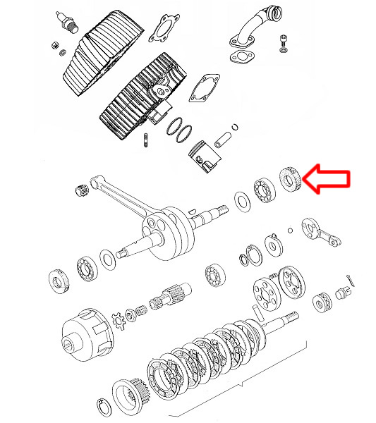 Semering 25x35x7 mm CN