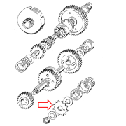 Lančanik Tomos T12 prednji 12 zuba