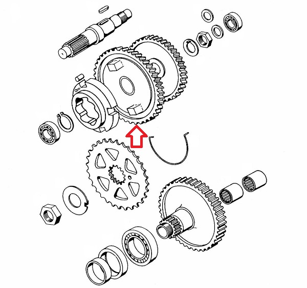 Zupčanik I brzine Tomos A35 A5