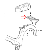 Paktreger Tomos APN4 sa jednim sedištem nikl