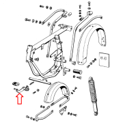 Poluga nožne kočnice T14 T15 E90