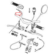 Sajla gasa Tomos CTX80