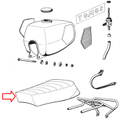 Presvlaka sica Tomos T14 T15