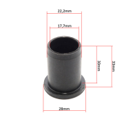 Čaura zadnjih vila pvc Tomos BT50 fi 17,5x22x32,5 mm