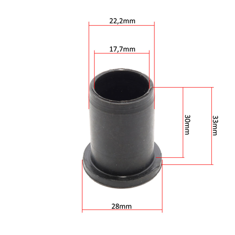 Čaura zadnjih vila pvc Tomos BT50 fi 17,5x22x32,5 mm