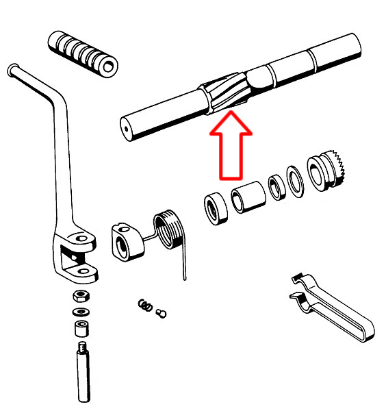 Osovina kurble Tomos APN or