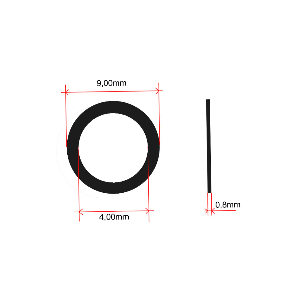 Podloška  šrafa struje Tomos 4x9x0,8 mm