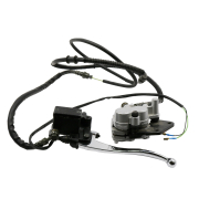 Kočioni cilindar prednji sa kočionom čeljusti i crevom / 2 klipa L=195 CN