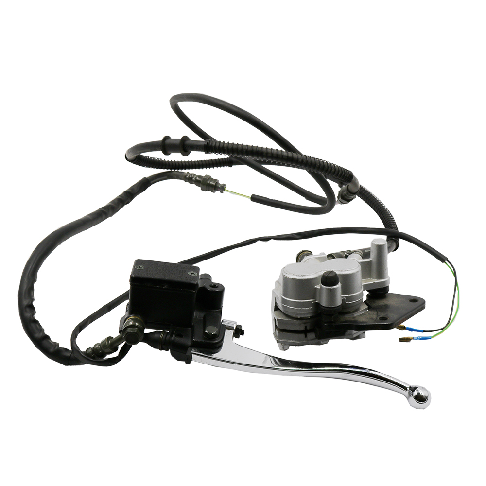 Kočioni cilindar prednji sa kočionom čeljusti i crevom / 2 klipa L=195 CN