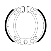 Pakne CPI Keeway MBK Yamaha 110x25 RMS