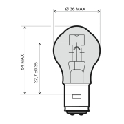 Sijalica 12V 35/35W S2 BA20D RMS