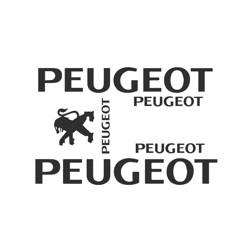 Nalepnice Peugeot kpl
