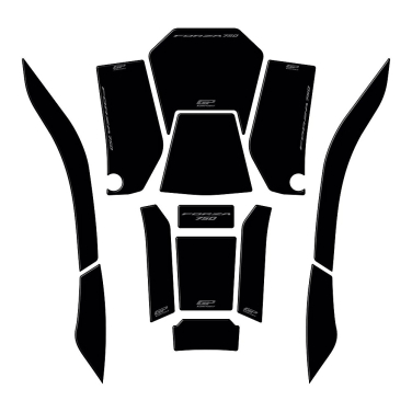 Nalepnica rezervoara TANK PAD Honda Forza 750 (21-24) GP KOMPOZIT