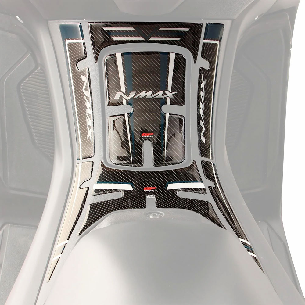 Nalepnica rezervoara TANK PAD Yamaha N MAX 125/ 155 (21-24) plavo carbon GP KOMPOZIT