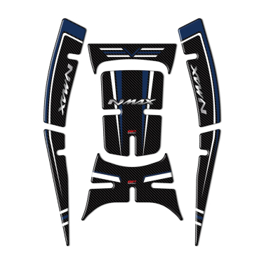 Nalepnica rezervoara TANK PAD Yamaha N MAX 125/ 155 (21-24) plavo carbon GP KOMPOZIT