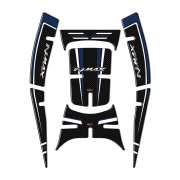 Nalepnica rezervoara TANK PAD Yamaha N MAX 125/ 155 (21-24) plavo carbon GP KOMPOZIT