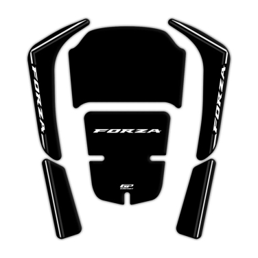 Nalepnice tunela crne Honda Forza 250/350 (18-24) GP KOMPOZIT