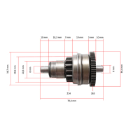 Bendiks Piaggio/Gilera 2T 50cc RMS