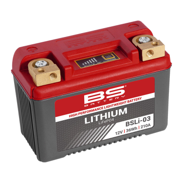 Akumulator litijumski BS 12V 36Wh LITHIUM levi plus (134x65x92) 210A