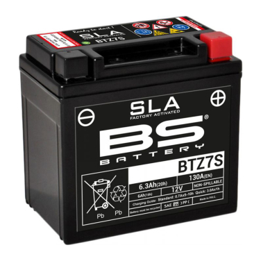 Akumulator BS 12V 6Ah SLA BTZ7S-FA desni plus (113x70x105) 130A