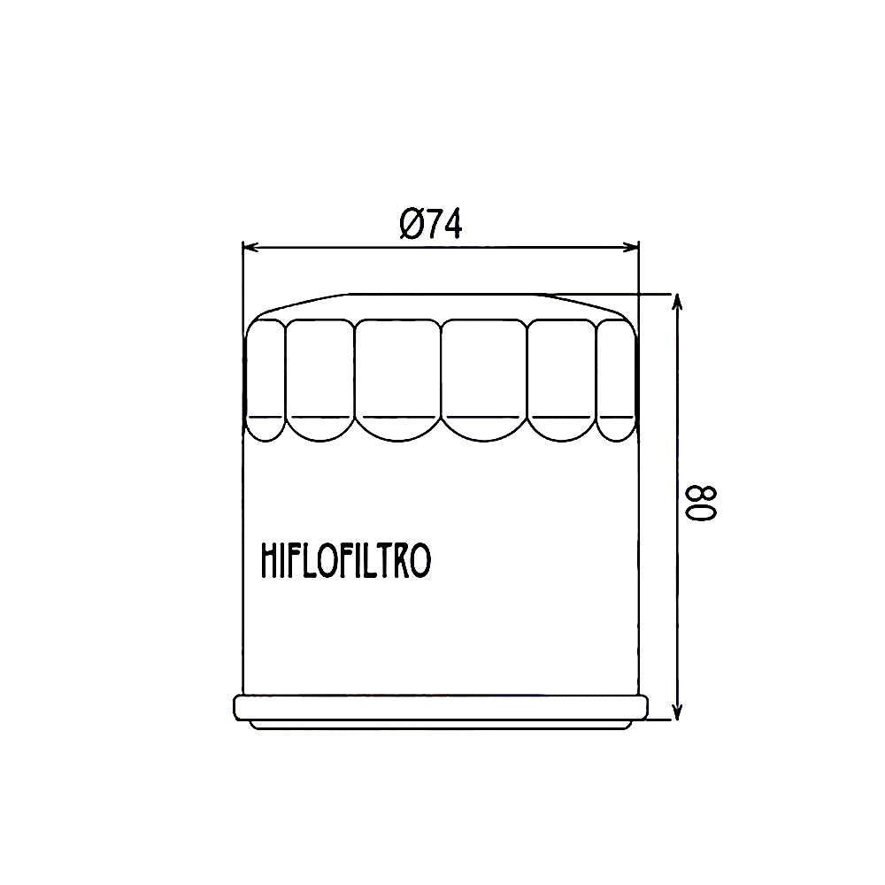Filter ulja HF740 Hiflo Yamaha Marine