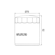 Filter ulja HF171C Hiflo hrom