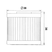 Filter ulja HF116 Hiflo