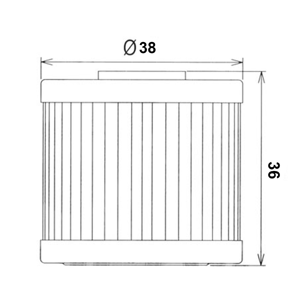 Filter ulja HF116 Hiflo