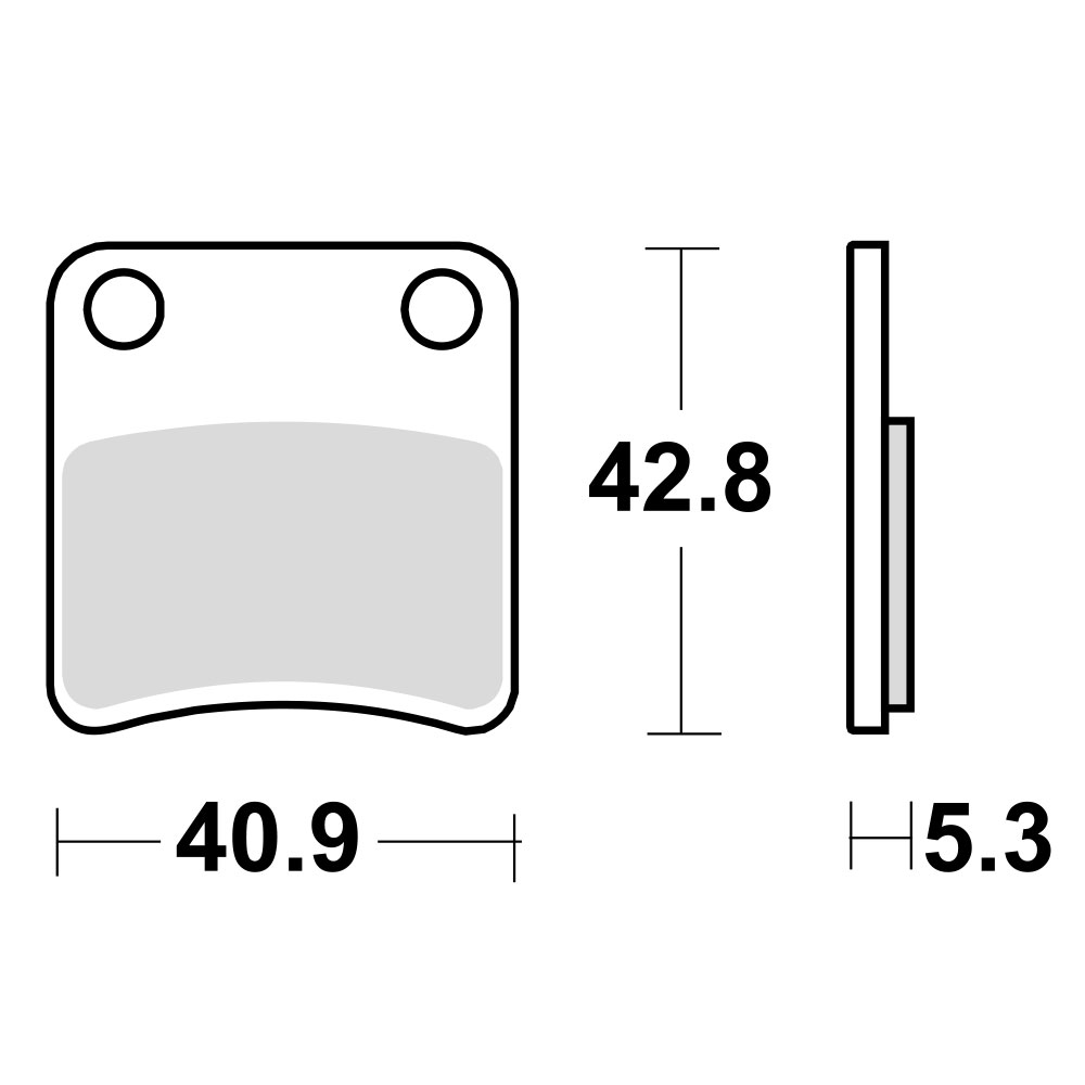 Disk pločice za motocikle TRW MCB832P ( ORGANIC ) PARKING