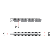 Lanac bregaste osovine DID SCA0404A-104L linka
