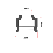 Teflon ventila Honda CBR 600 RR (2005-2013) Athena kom