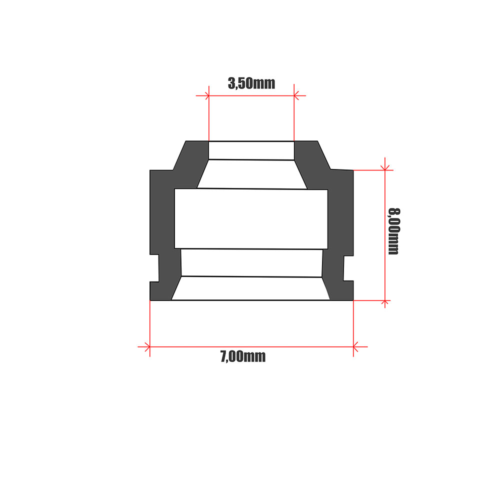 Teflon ventila Honda CBR 600 RR (2005-2013) Athena kom