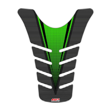Nalepnica rezervoara TANK PAD Kawasaki ZX-6R (09-17) zelena GP KOMPOZIT