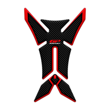 Nalepnica rezervoara TANK PAD X model crvena GP KOMPOZIT