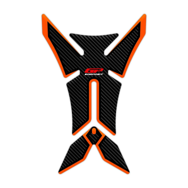 Nalepnica rezervoara TANK PAD X model narandžasta GP KOMPOZIT