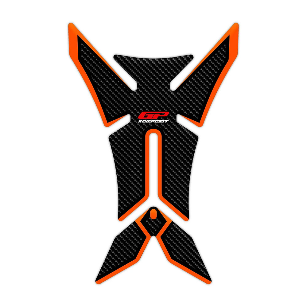 Nalepnica rezervoara TANK PAD X model narandžasta GP KOMPOZIT