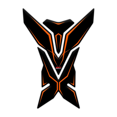 Nalepnica rezervoara TANK PAD Y model narandžasta GP KOMPOZIT