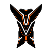 Nalepnica rezervoara TANK PAD Y model narandžasta GP KOMPOZIT