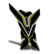 Nalepnica rezervoara TANK PAD Y model žuta GP KOMPOZIT