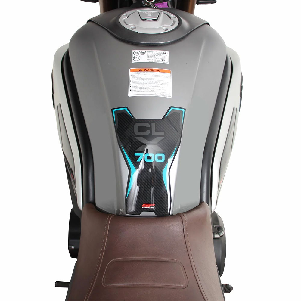 Nalepnice rezervoara TANK PAD CF MOTO 700 CL-X (22-23) tirkizne GP KOMPOZIT