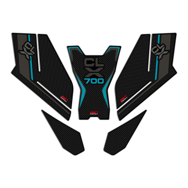 Nalepnice rezervoara TANK PAD CF MOTO 700 CL-X (22-23) tirkizne GP KOMPOZIT