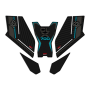 Nalepnice rezervoara TANK PAD CF MOTO 700 CL-X (22-23) tirkizne GP KOMPOZIT
