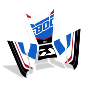 Nalepnice rezervoara TANK PAD set BMW F 800 GS (24 -) plavo belo crvena GP KOMPOZIT